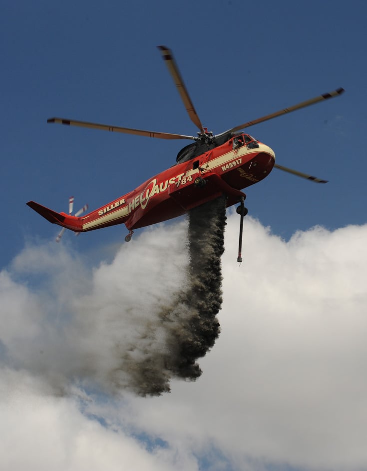 water bombing helicopter heli aust